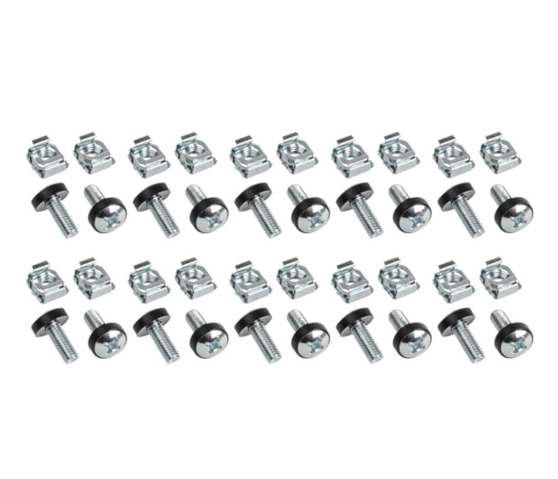 InLine Zestaw M6 śrubka + nakrętka + podkładka 20 sztuk - 730217 - zdjęcie
